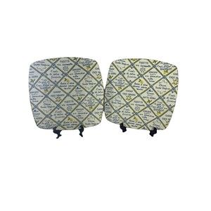 REPLACEMENT PIECES WAVERLY PIASTRELLE (2) 10" DINNER PLATES ~ RARE ~ NWT